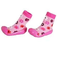 Toddler Girl Boy Newborn Infant Shoes Socks Soft Bottom Non-Slip Floor Rubber Soles Kids Boots Baby Children Socks WS9321