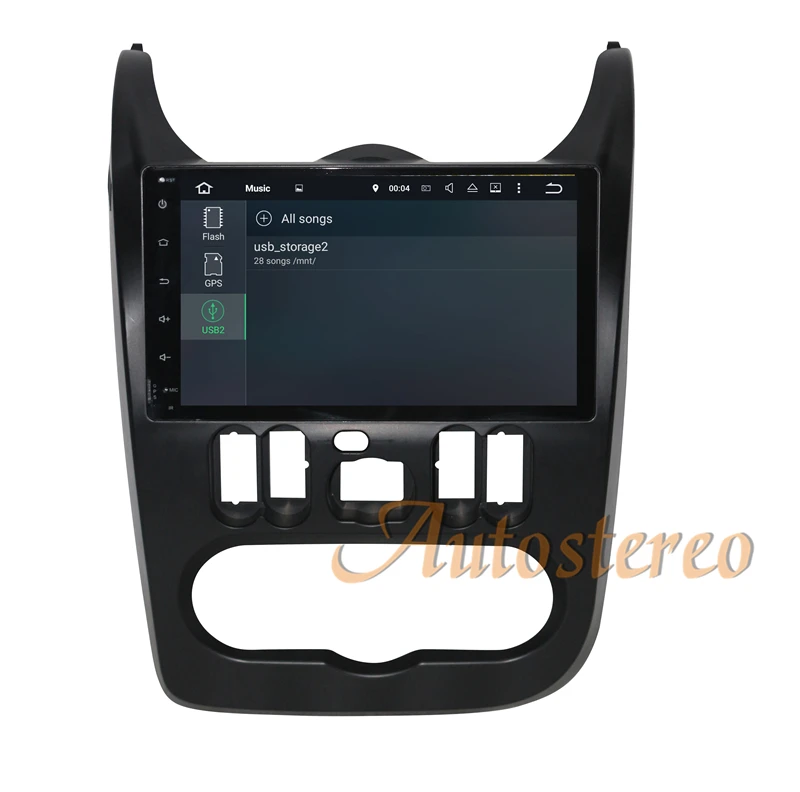 Clearance Android 9.0 Car Radio Player Auto GPS Navigation for RENAULT Sandero Dacia Sandero2008 2009 2010 2011 2012 SAT NAV Multimedia 11