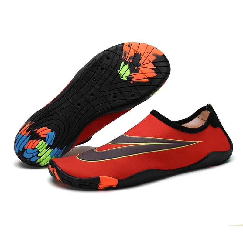 أكوا أحذية الصيف أحذية ماء الرجال تنفس حذاء امرأة نعال شاطئ المنبع سباحة جوارب الغوص تنيس Masculino