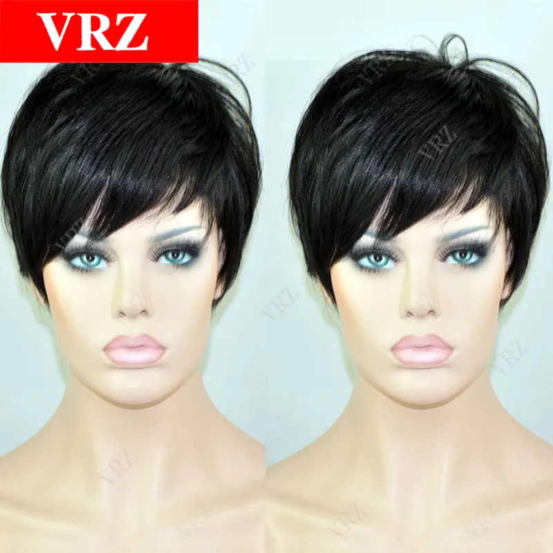 

Human Hair wigs Brazilian Virgin Hair for Black Women Glueless Full Lace Human Hair Short Wigs Bob None Lace wig 2016 Cheap