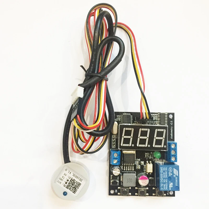 

Non-contact ultrasonic liquid level sensor Relay output liquid level meter Digital display altitude switch Y