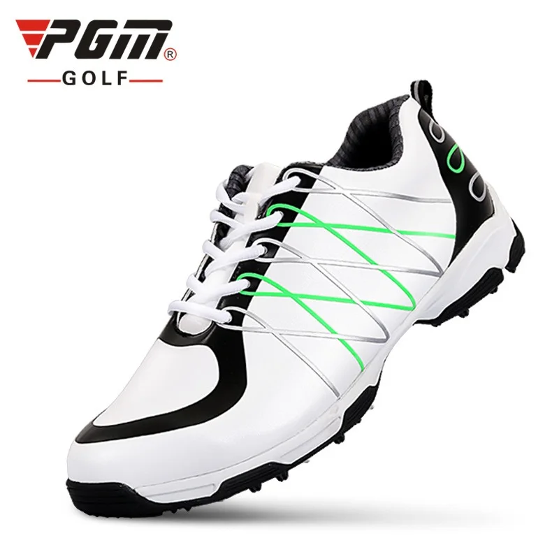 

Pgm Men Fixed Nail Anti-Skid Golf Shoes 3D Double Patent Breathable Golf Sneakers Men Ultralight Waterproof Golf Shoes AA51029