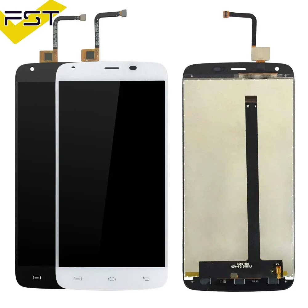 Продажа 100% Протестировано Для DOOGEE T6 font b lcd b font s дисплей + кодирующий преобразователь сенсорного экрана в сборе Замена Для DOOGEE T6 pro 1280X720 font b lcd b font экран