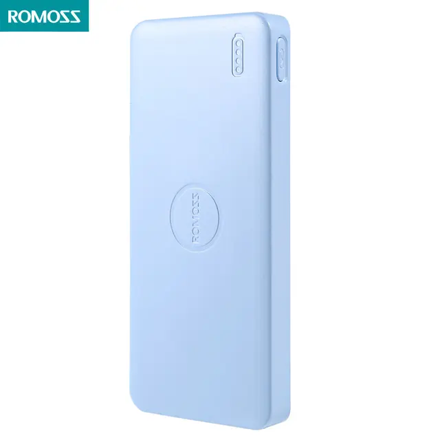 ROMOSS Polymos10 Air power bank 10000 мАч два выхода usb мини переносной смартфон зарядное устройство для iphone/xiaomi/samsung/android