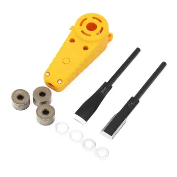 

1 Electric angle grinder and 1 woodworking chisel with 1/2 M10 M14 fixing nut woodworking carving angle grinder