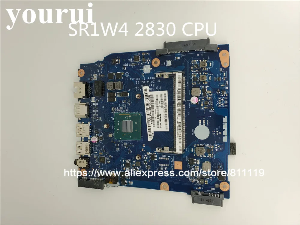 

laptop motherboard FOR ACER ES1-511 NBMML11002 Z5W1M LA-B511P WITH CPU DDR3 Working well