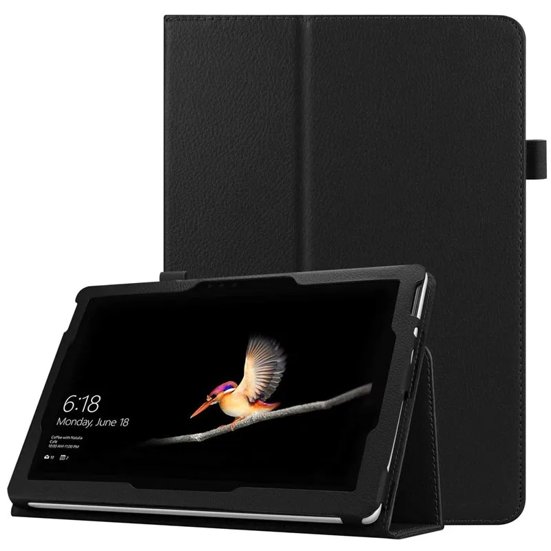 

Premium Folio Folding Stand PU Leather Case Cover with Magnetic for Windows Microsoft Surface Go Released in 2018