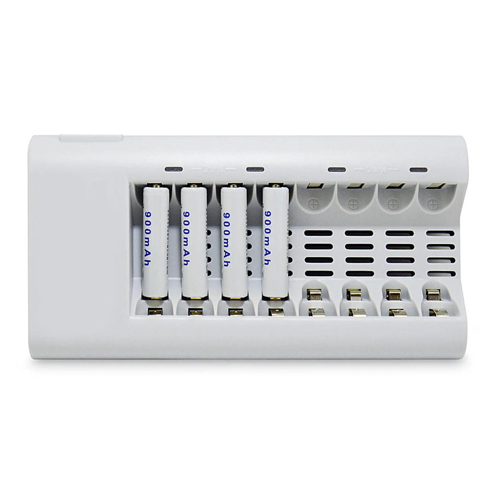 8 Slots Rapid Smart Battery Charger for AA AAA NiMH NiCD Rechargeable