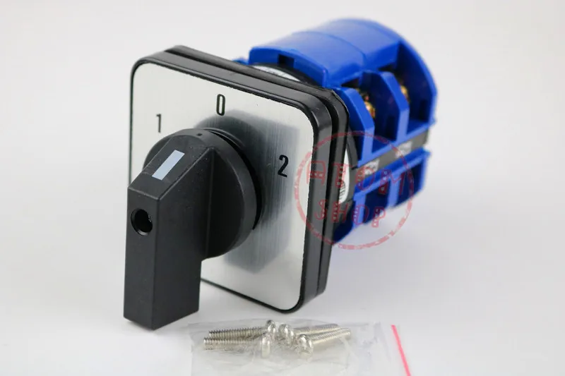 

LW28-20 500V 20A High Quality New Electric 3/4 Position 12Terminals Rotary Cam Changeover Switch