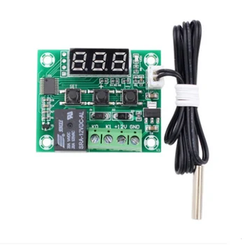 

1pcs Digital display intelligent temperature controller XH-W1209 high precision miniature temperature control board with probe