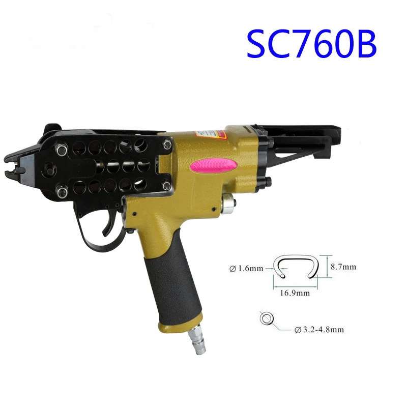 

Alifix SC760B Pneumatic C-Ring Gun, Air Nail Gun , Hog Ring Plier , C-Ring Naier Original Authentic