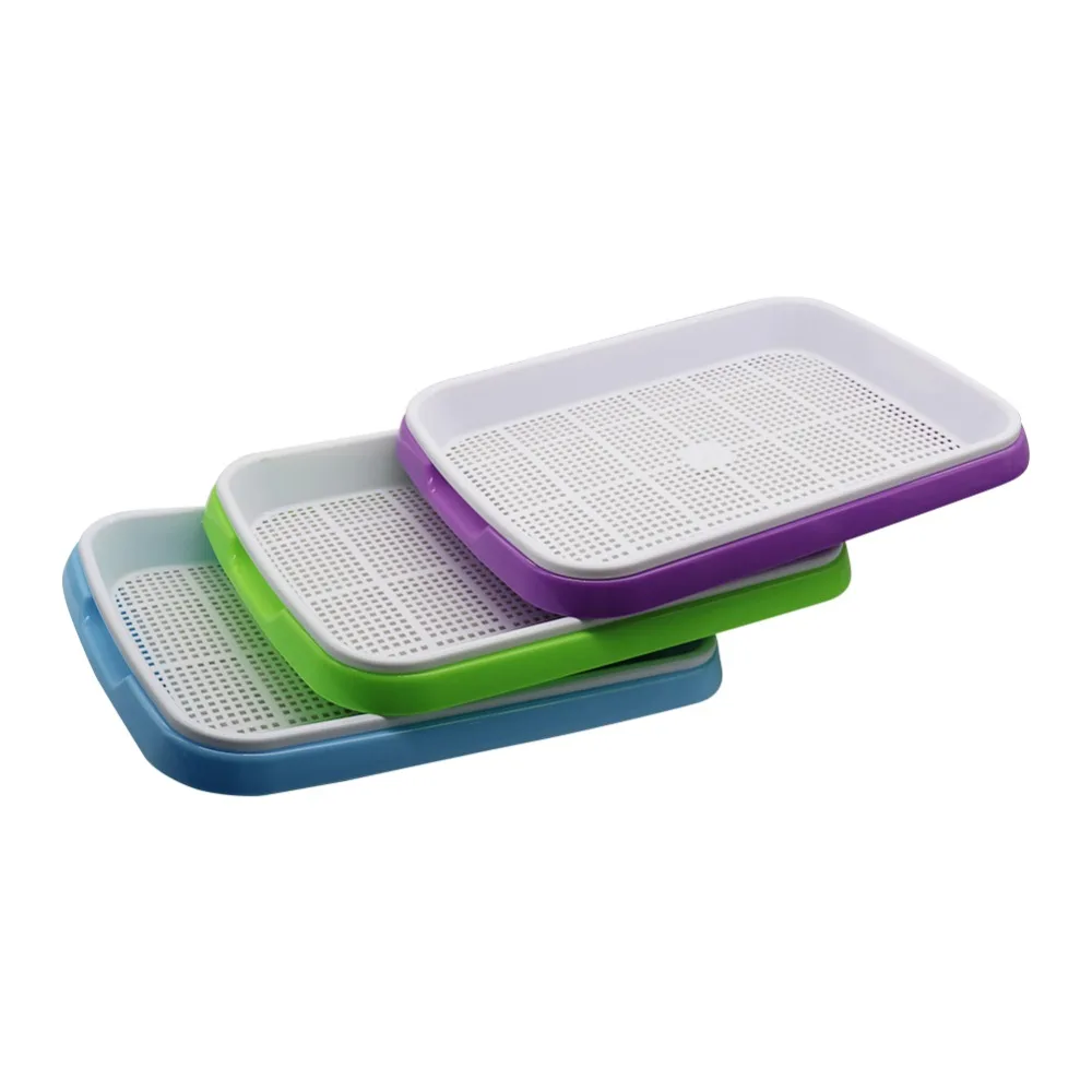 Sprouts Seedling Tray Sprout Plate Vegetables Hydroponics System Grow Nursery Tray Bean Vegetable Seedling Pot 6 Sets Sprouts Seedling Tray Sprout Plate Vegetables Hydroponics System Grow Nursery Tray Bean Vegetable Seedling Pot 6 Sets