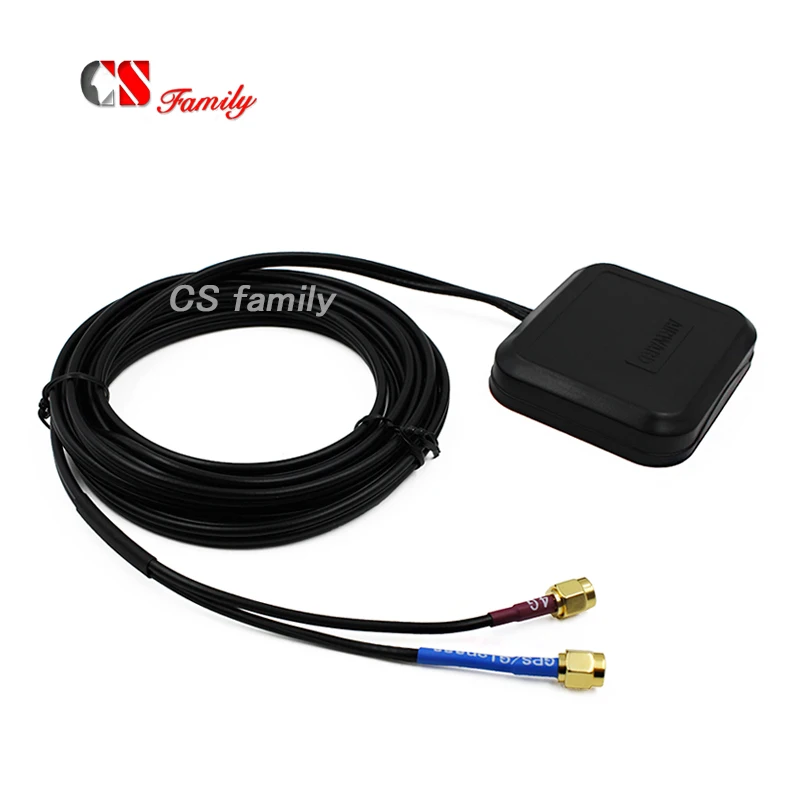 Мультиантенны GNSS 4G LTE антенна GPS/GLONASS/GALILEO и 4G/3G/2G клейкая с SMA male 3 м кабель|lte antenna|4g lte