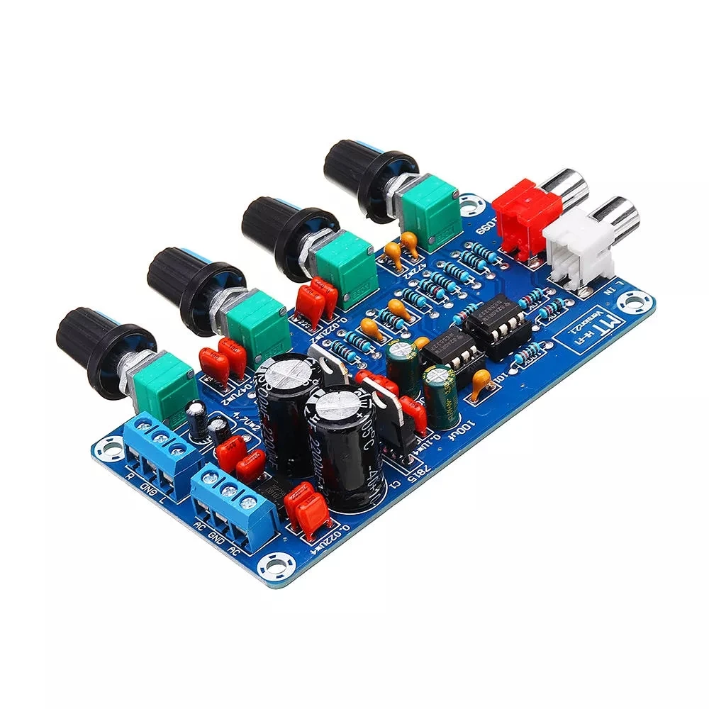 Системная плата управления громкостью NE5532 OP AMP усилитель