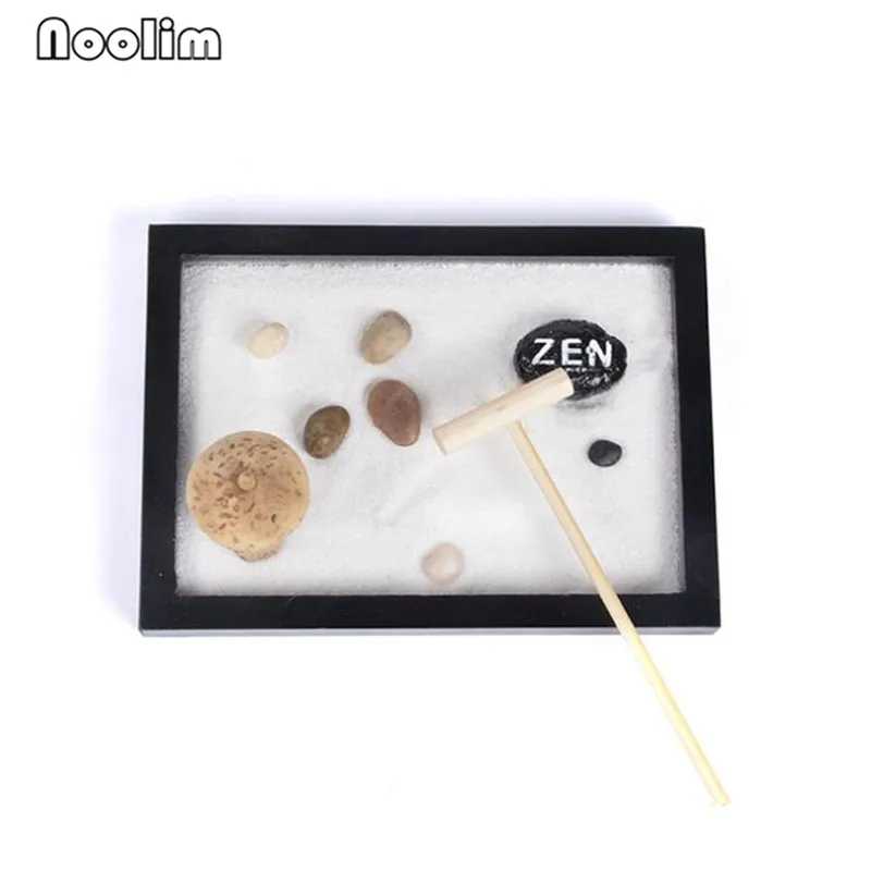 

Zen Buddhist Sand Meditation Table Peaceful Relax Decor Set Spiritual Zen Garden Kit Decoration Set