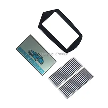 

Flexible Cable A91 LCD Display Screen + A91 Keychain Glass Cover for Starline A91 lcd Remote Control with Zebra Stripes