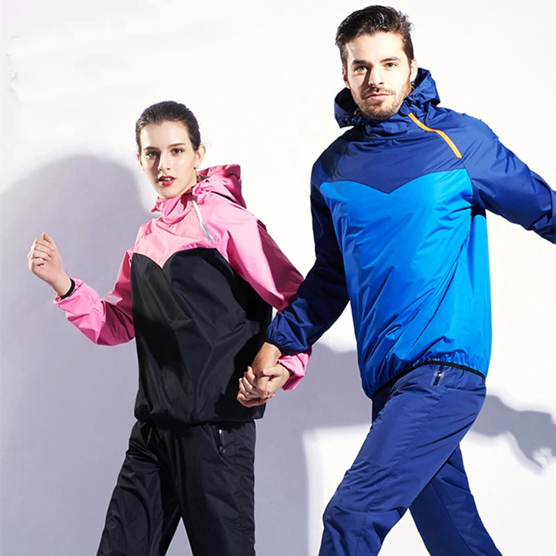 MMA Sauna Suit Running Non Rip Sweat Track Weight Loss Slimmimg Fitness