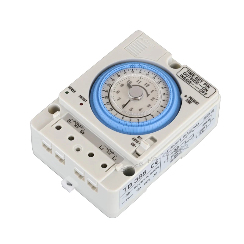 Analog Time Switch ATE-3M 3minutes Power on delay Time limit Instantaneous 