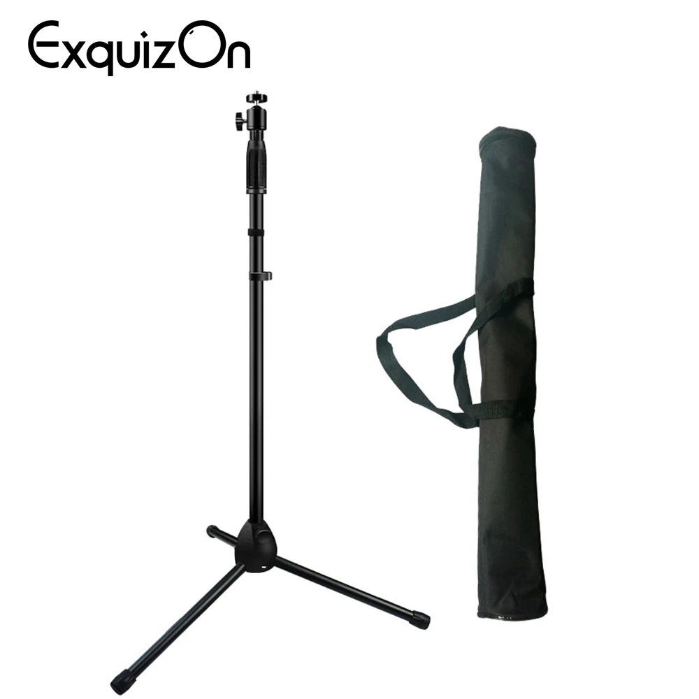 

Exquizon V2 Floor Stand Tripod 75-140cm projector Stand With Portable Bag For Mini Projector Digital Cameras Camcorders SLRs