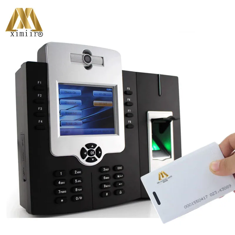 

TCP/IP 50000 fingerprint templates fingerprint access control and time attendance RFID card reader Iclock880-H backup battery