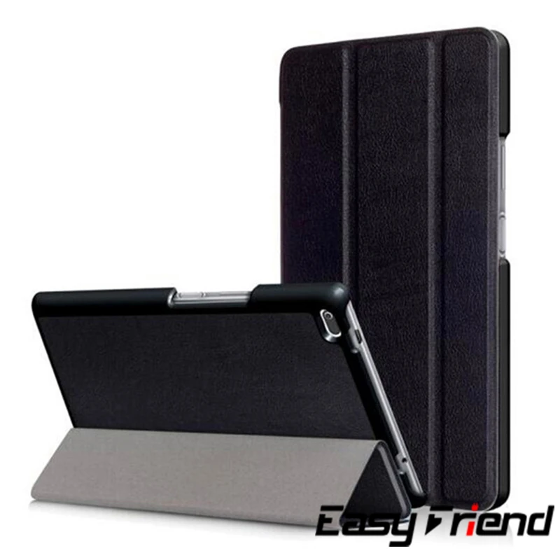 Для huawei MediaPad M2 8,0 дюймов M2-801L M2-802L " 801L 802L планшетный чехол 360 откидной держатель кожаный чехол - Цвет: Black KST