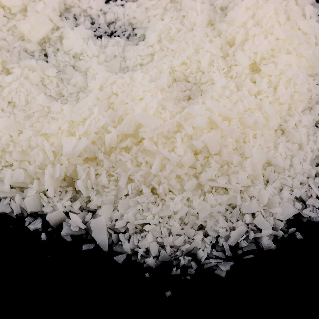 500g 100% Pure Natural Soy Wax Flakes + 20cm Pre Waxed Candle Wicks Low Smoke for Candle Making Tealight Candles Craft DIY