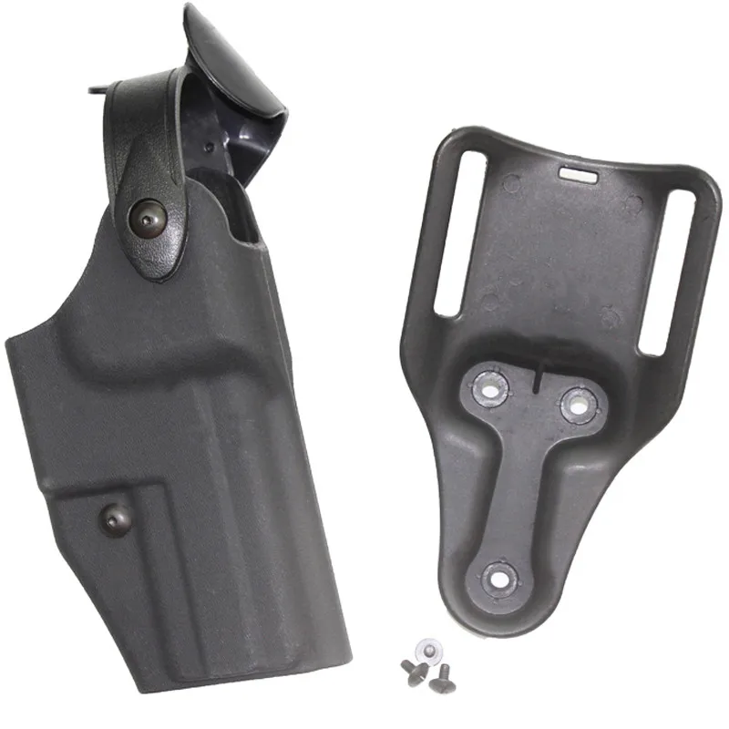 Black Tactical Holster USP Hunting Belt Platform Adapter Pistol Holster