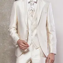 5 шт.(куртка+ брюки+ жилет+ галстук+ носовые платки) две кнопки максимумом нагрудные Модные Мужской костюм последние Для мужчин костюмы новое поступление