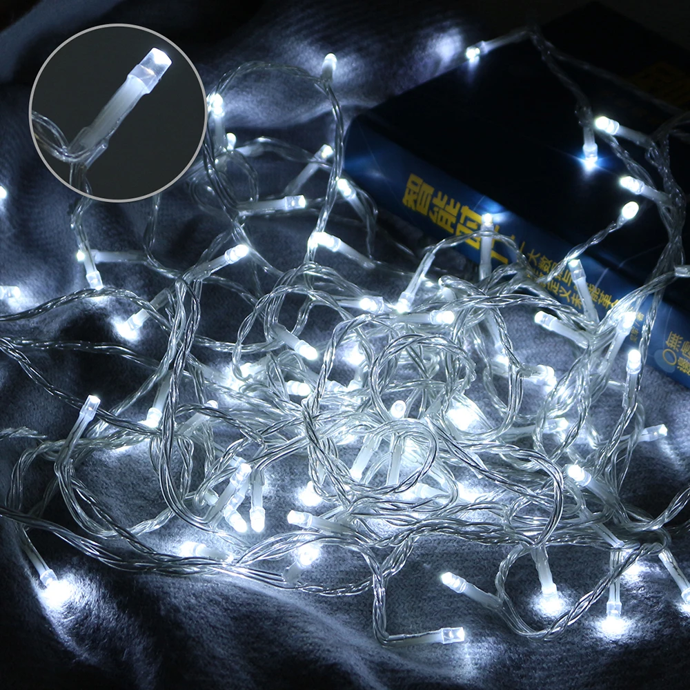 10M 100leds String Garland Christmas Tree Fairy Light Waterproof DC 12V Indoor outdoor light Wedding Party Holiday Lights 10M 100leds String Garland Christmas Tree Fairy Light Waterproof DC 12V Indoor outdoor light Wedding Party Holiday Lights