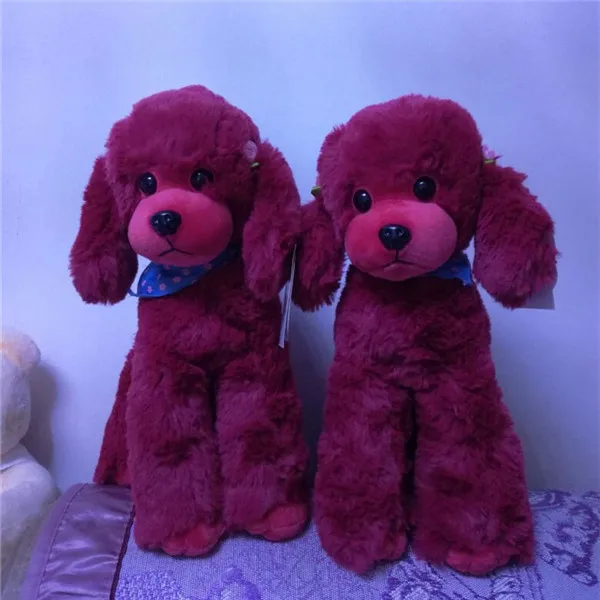 Cute Dog plush toys Poodle Bichon Frise puppy stuffed warm animal toys - Buyer's Show 1