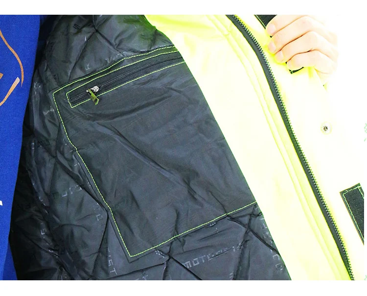 Winter Reflective Safety Jacket Road Traffic Waterproof Windproof Warm Coat Worker Repairman Outdoor Working Protective Clothing (6)