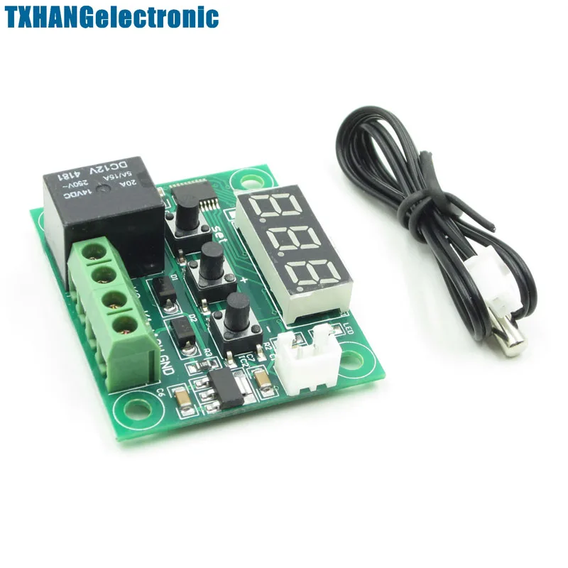 DC 12V W1209 Thermostat Temperaturregelung Schalter Regler Thermometer /& Case