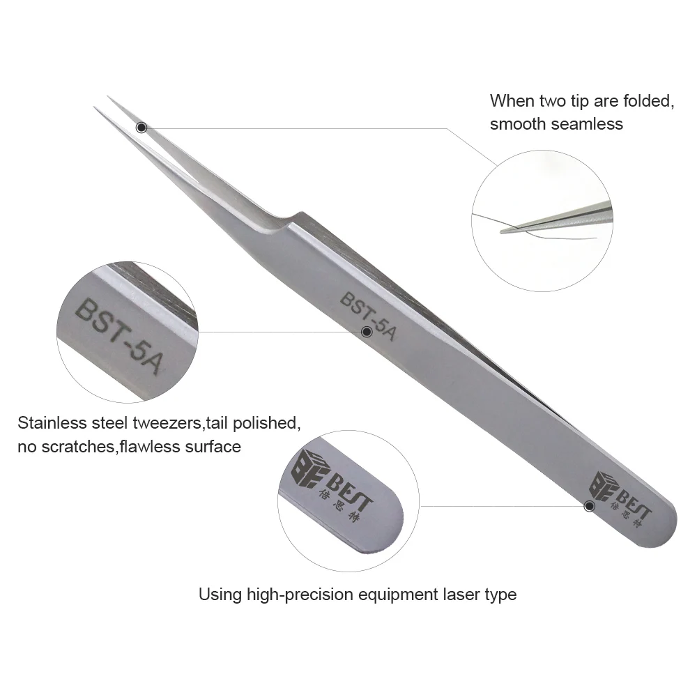 BST-5A-Wear-resistant-acid-proof-anti-magnetic-tweezers-industrial-tools-eyebrows-false-eyelashes-makeup-tools (1)