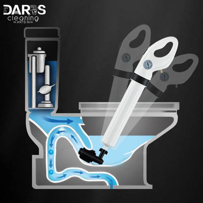 Buy DARIS High Pressure Toilet Plunger Air Drain