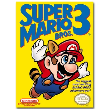 

Super Mario Bros 3 Art Silk Fabric Poster Print 13x20 20x30 inch Vedio Game Pictures for Living Room Wall Decoration 004