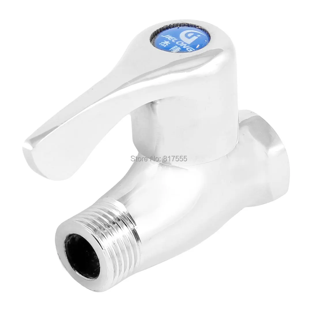

1/2" PT Thread Male to Female Straight Saving Water 1/4 Turn Handle Angle Valves