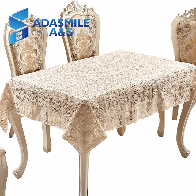 Adasmile Crochet Fl Elegant Square Lace Table Cloth Cover Adasmile Crochet Fl Elegant Square Lace Table Cloth Cover Overlays Tablecloth For Banqute Wedding Party