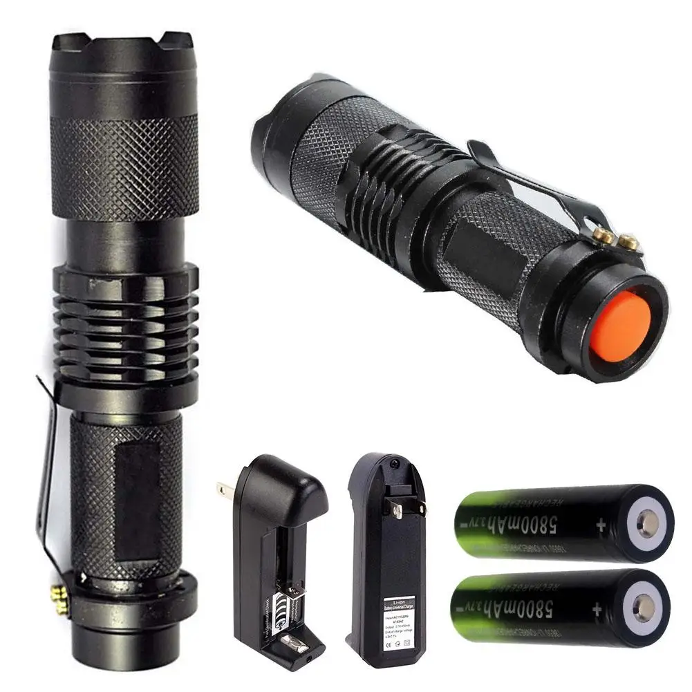 CASTNOO T6 LED 18650 2300 люмен фонарик Тактический 5 режимов масштабируемый использование +