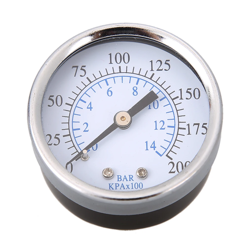 

0-200 PSI back Mount Air Compressor Pressure Gauge 2" Face 1/4" Male NPT Pipe Threads Air Compress manometro