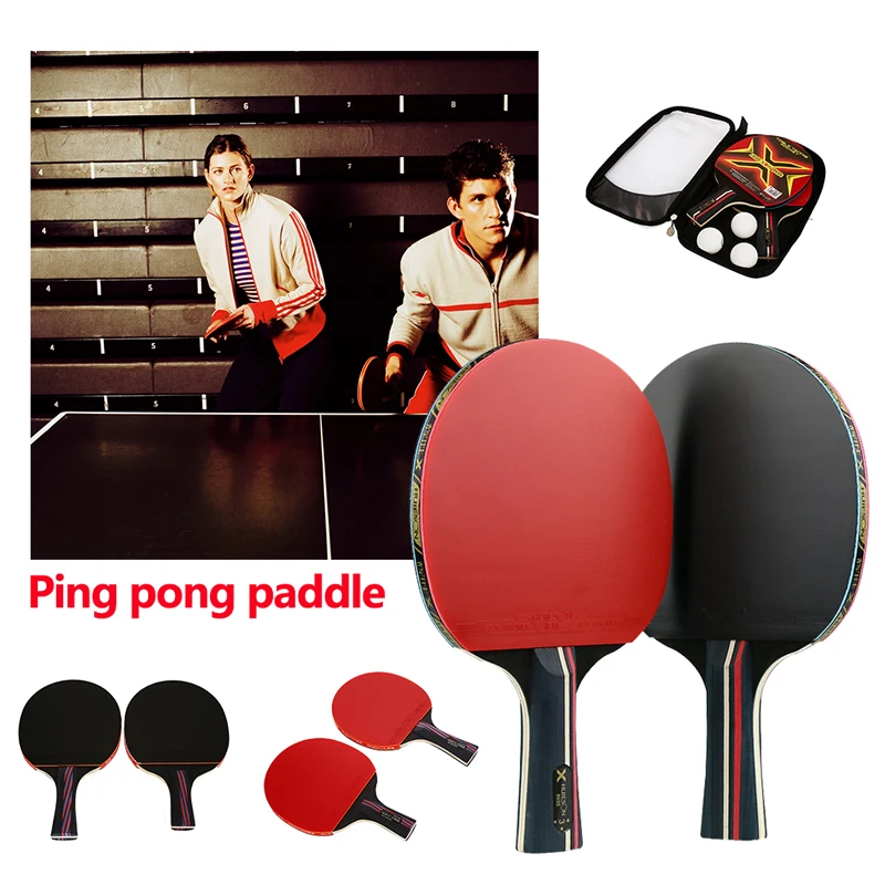 بينغ بونغ الخفافيش الرياضية بينغ بونغ مضرب مضرب ترابيزة تنس قوي المطاط الأسود الأحمر تنس طاولة الجدول المجدف سجل ل HeeSon بينغ بونغ الخفافيش الرياضية بينغ بونغ مضرب مضرب ترابيزة تنس قوي المطاط الأسود الأحمر تنس طاولة الجدول المجدف سجل ل HeeSon