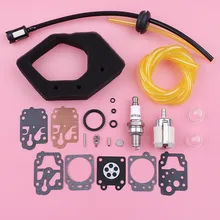 Air Fuel Filter Line Hose Grommet Kit For Honda GX25 GX 25 Primer Bulb Carburetor Repair Kit Lawn Mower Replace Spare Part