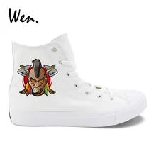 Вэнь дизайн высокие белые туфли мужские индийские унисекс удобные кроссовки обувь для взрослых парусиновые плимсоллы Эспадрильи на плоской подошве