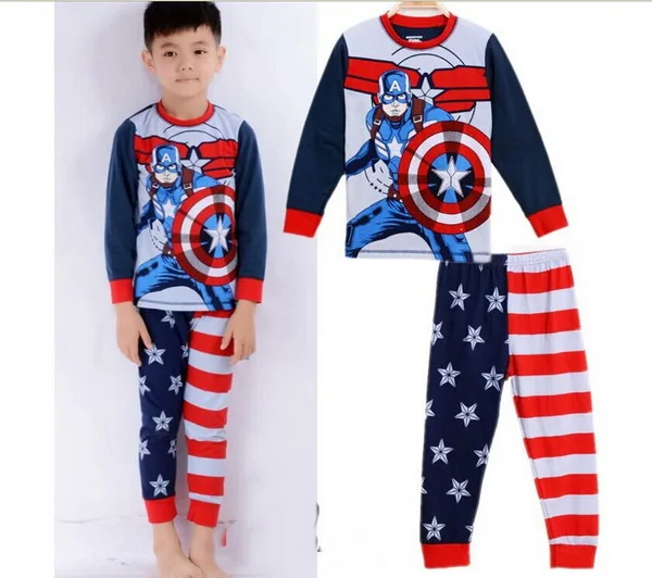 Одежда для мальчиков и девочек комплект одежды малышей с героями мультфильмов