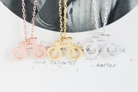 Мода Велосипед Кулон Ожерелье Для Женщин 2015 Старинные Chocker ожерелье cc Boho