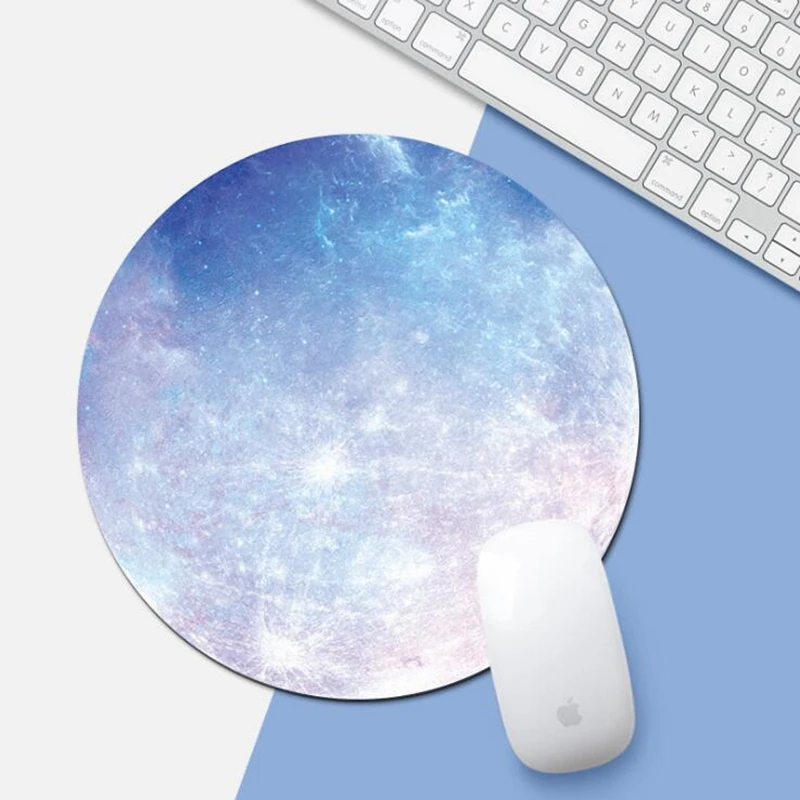 

DOKLY Round mouse pad working and gaming Casual style mouse mat scenery diameter 200mm speed version mouse mat C8