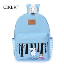 CIKER femmes toile sac à dos épaule sacs de Bande Dessinée impression sacs à dos sac de voyage mochila sac à dos ordinateur portable sac à dos livraison gratuite
