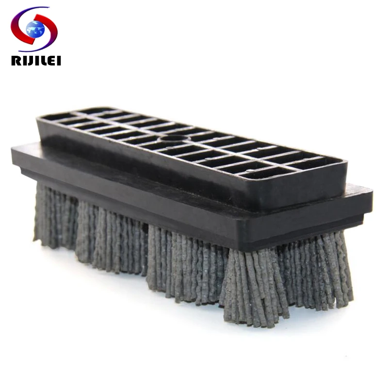 RIJILEI 10PCS/Set Strong Fickert Abrasive Antique Brush Silicone carbide brush for granite finishing Matte Polishing Brush YG08