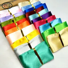 HL смешанные 5 метров 1-1/"(40 мм) 20 цветов одноцветные атласные ленты Свадебные декоративные подарочные коробки декоративно-упаковочная лента Швейное Ремесло «сделай сам»