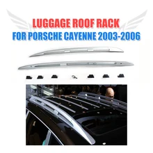 VI New Top Side Roof Rack For 2008-2010 Porsche Cayenne Aluminum Rail Mount SUV