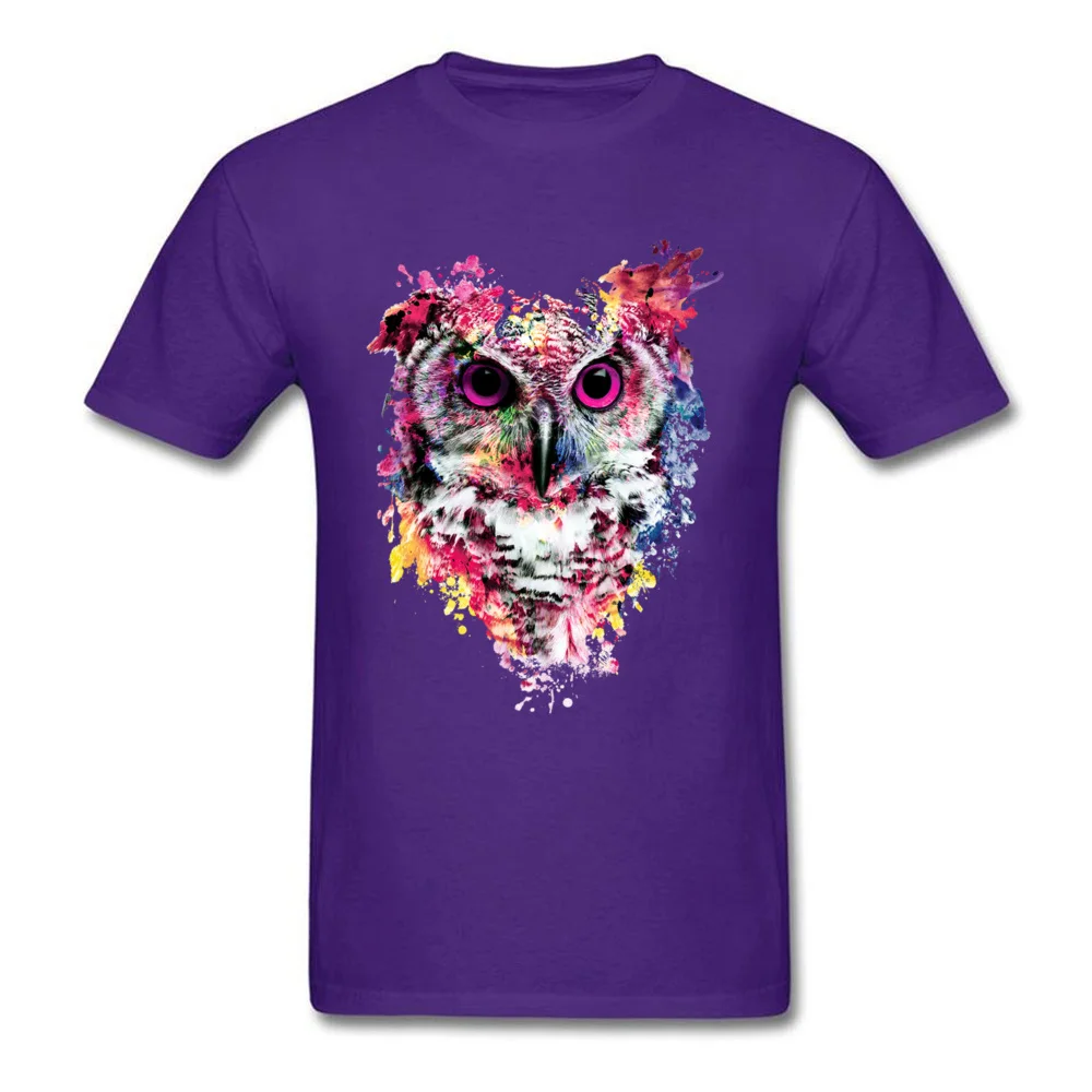 watercolor owl 2726_purple
